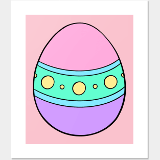 Dotted Easter Egg Posters and Art